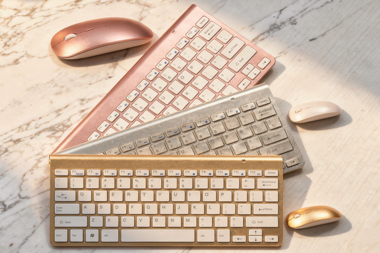 2.4G Wireless Keyboard And Mouse Protable Mini Keyboard Mouse Combo Set For Notebook Laptop Mac Desktop PC Computer Smart TV